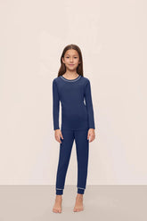 Kids TENCEL™ Modal Unisex Long Pajama Set